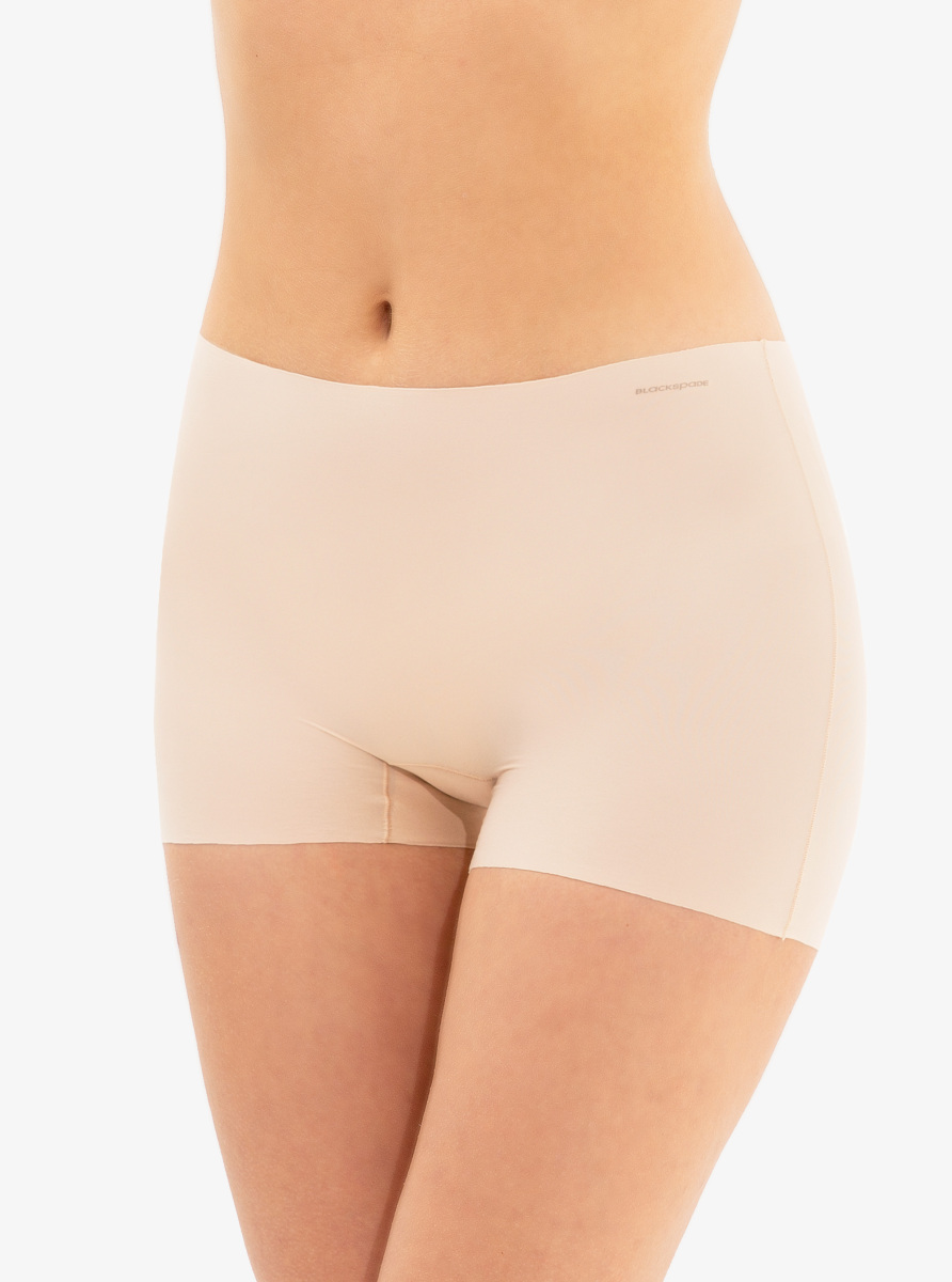 Kadın İz Yapmayan Dikişsiz Boxer 1653 - Ten - Blackspade