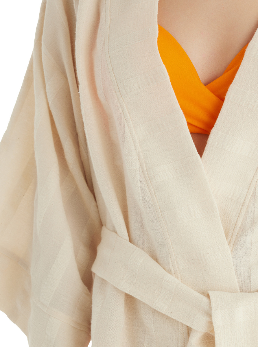 Kadın Kaftan 10725 - Krem - 5