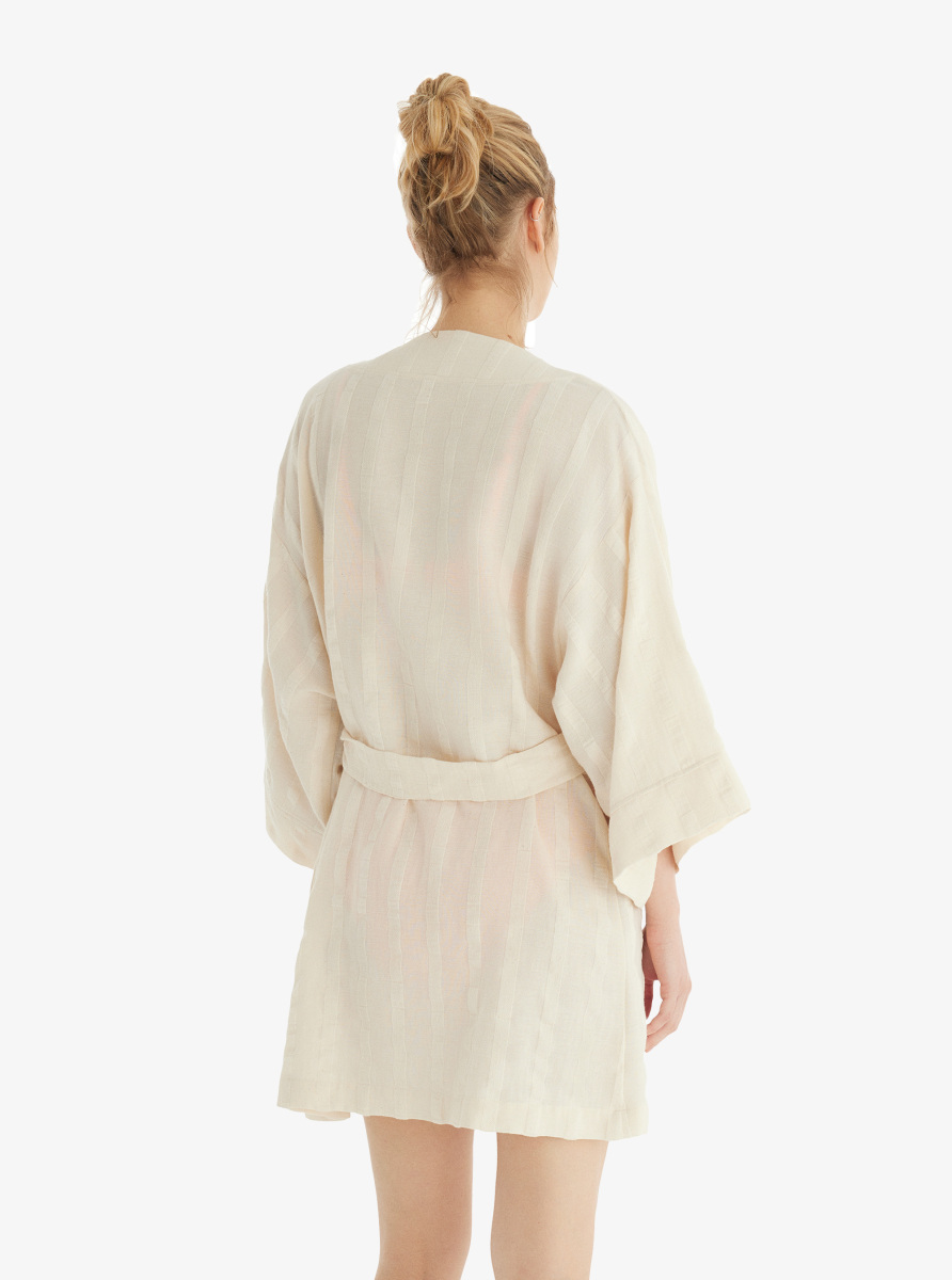 Kadın Kaftan 10725 - Krem - 2