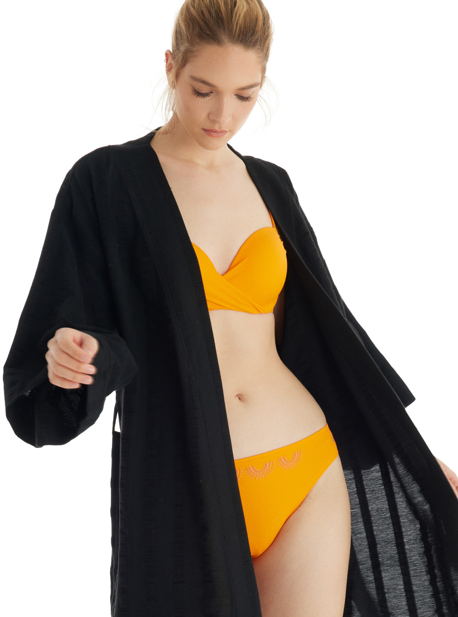 Kadın Kaftan 10725 - Siyah - 3