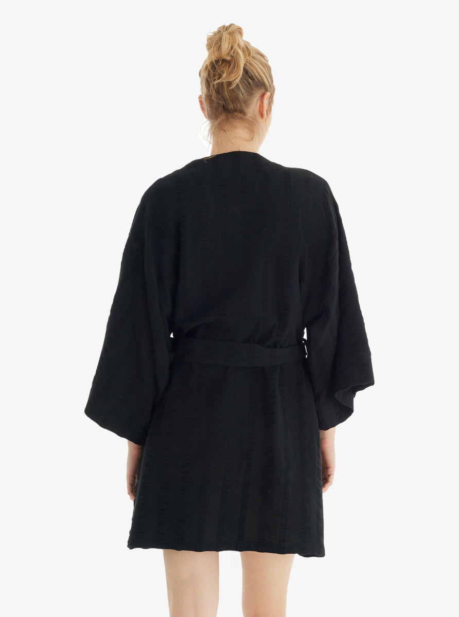 Kadın Kaftan 10725 - Siyah - Blackspade (1)