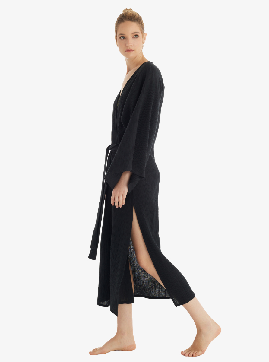 Kadın Kaftan 10743 - Siyah - 3