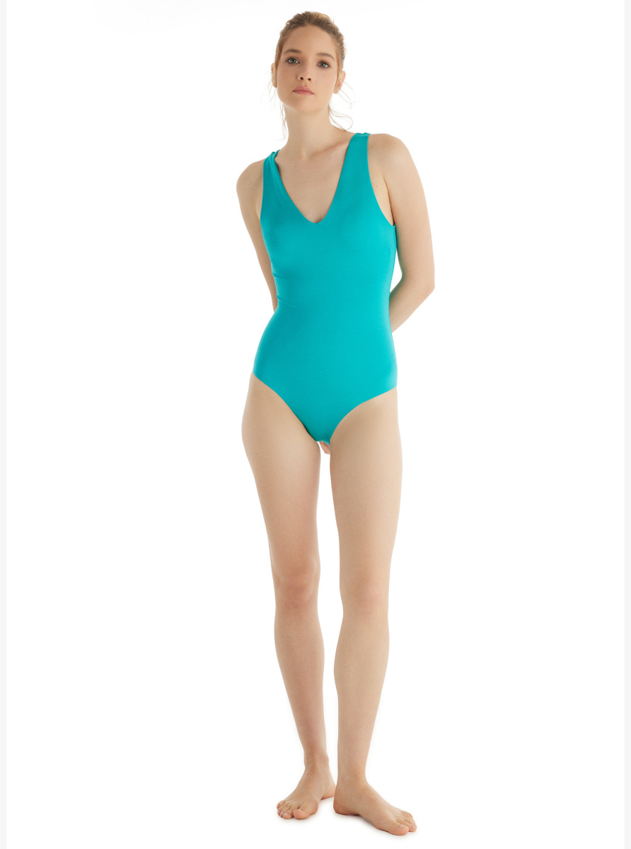 Kadın Mayo 10719 - Turkuaz - 3