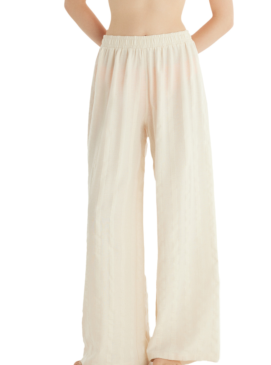 Kadın Pantolon 10726 - Krem - 3