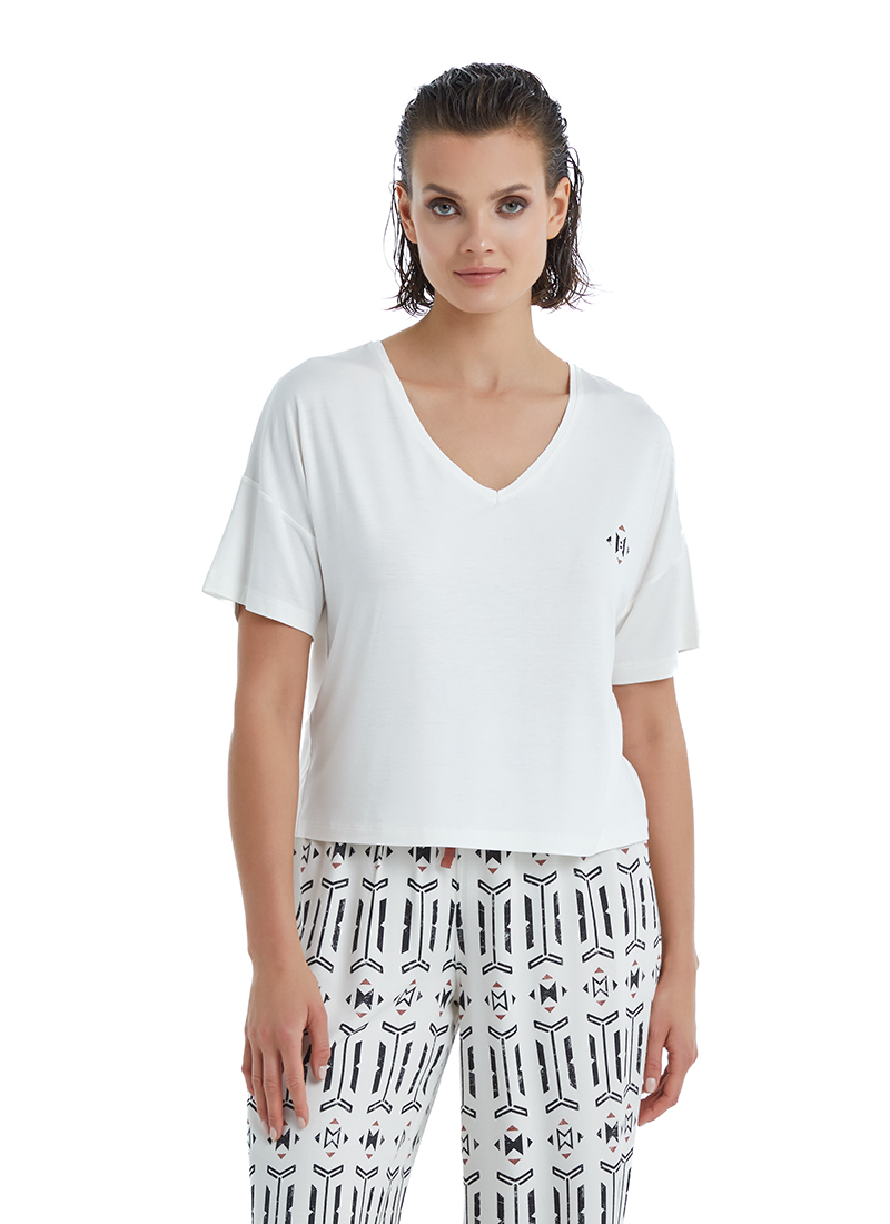 Kadın Pantolon 51389 - Baskılı - 3