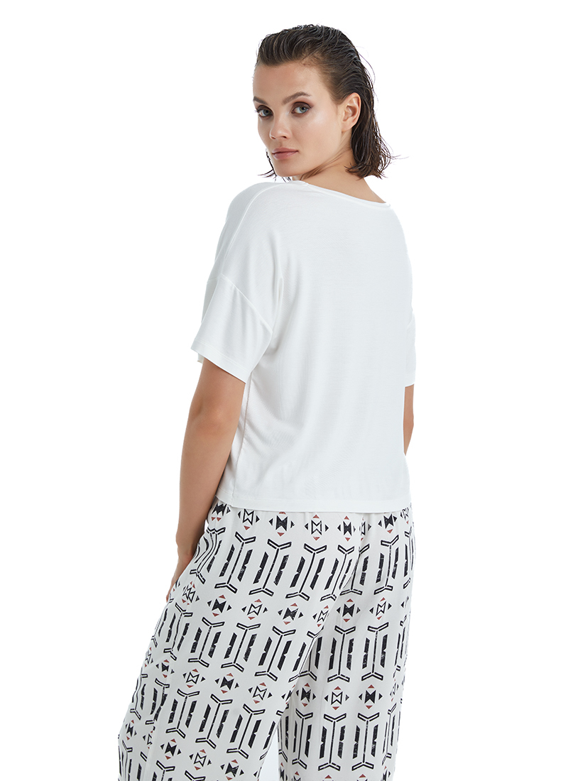 Kadın Pantolon 51389 - Baskılı - 4