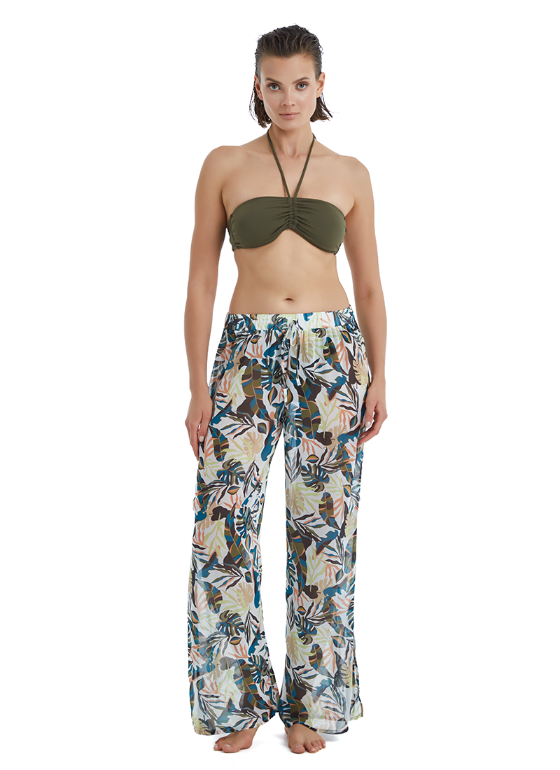 Kadın Pareo Pantolon 10507 - Desenli - 1