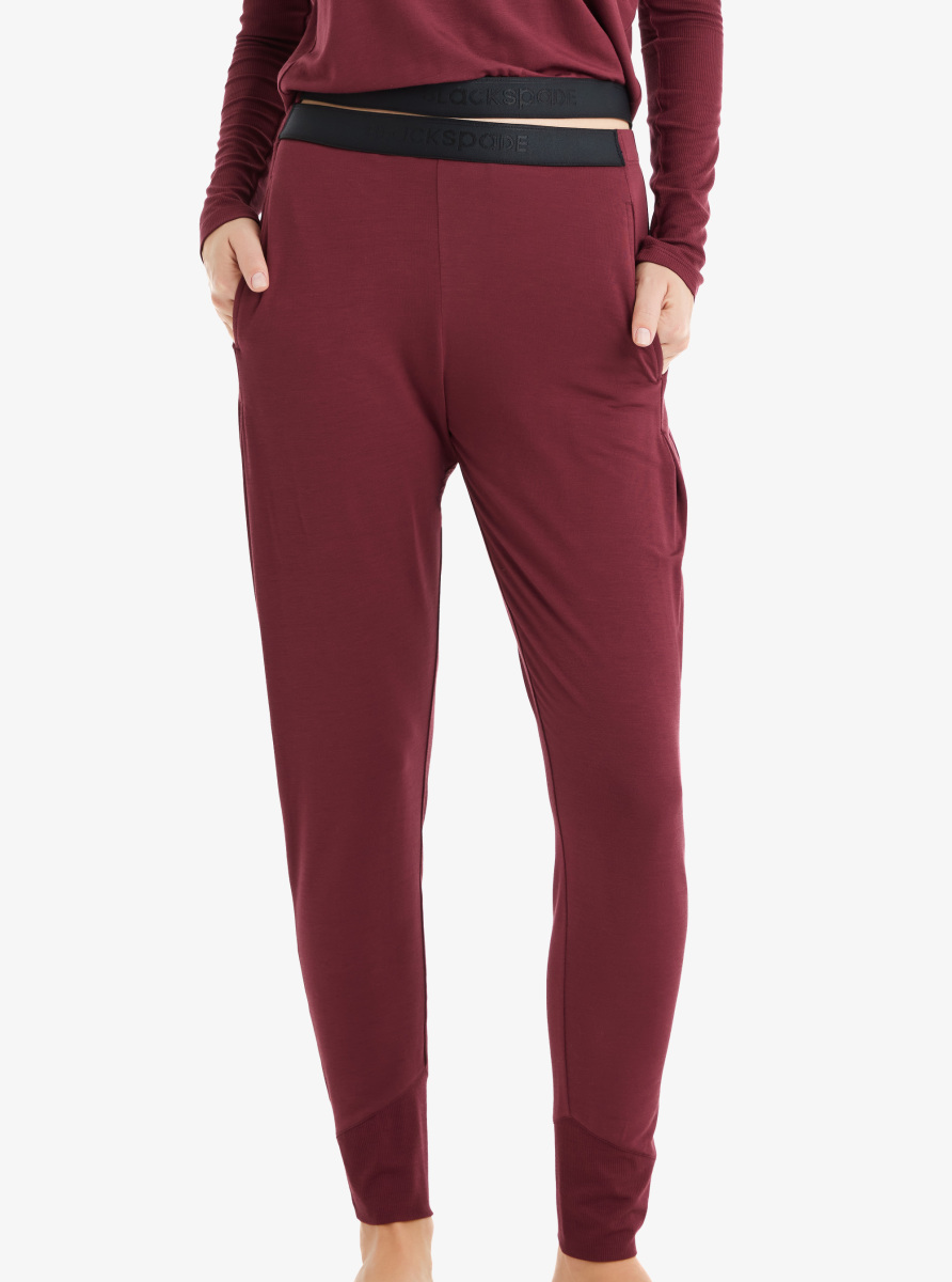 Kadın Pijama Altı 51643 - Bordo - Blackspade