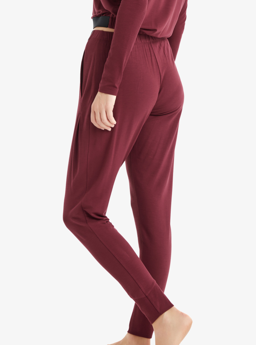Kadın Pijama Altı 51643 - Bordo - 2