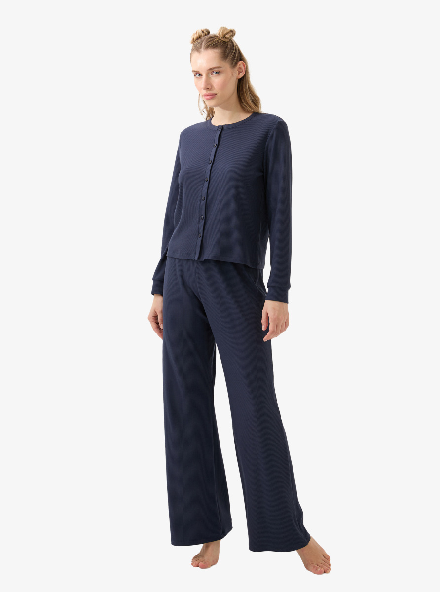 Kadın Pijama Altı 51924 - Lacivert - 6