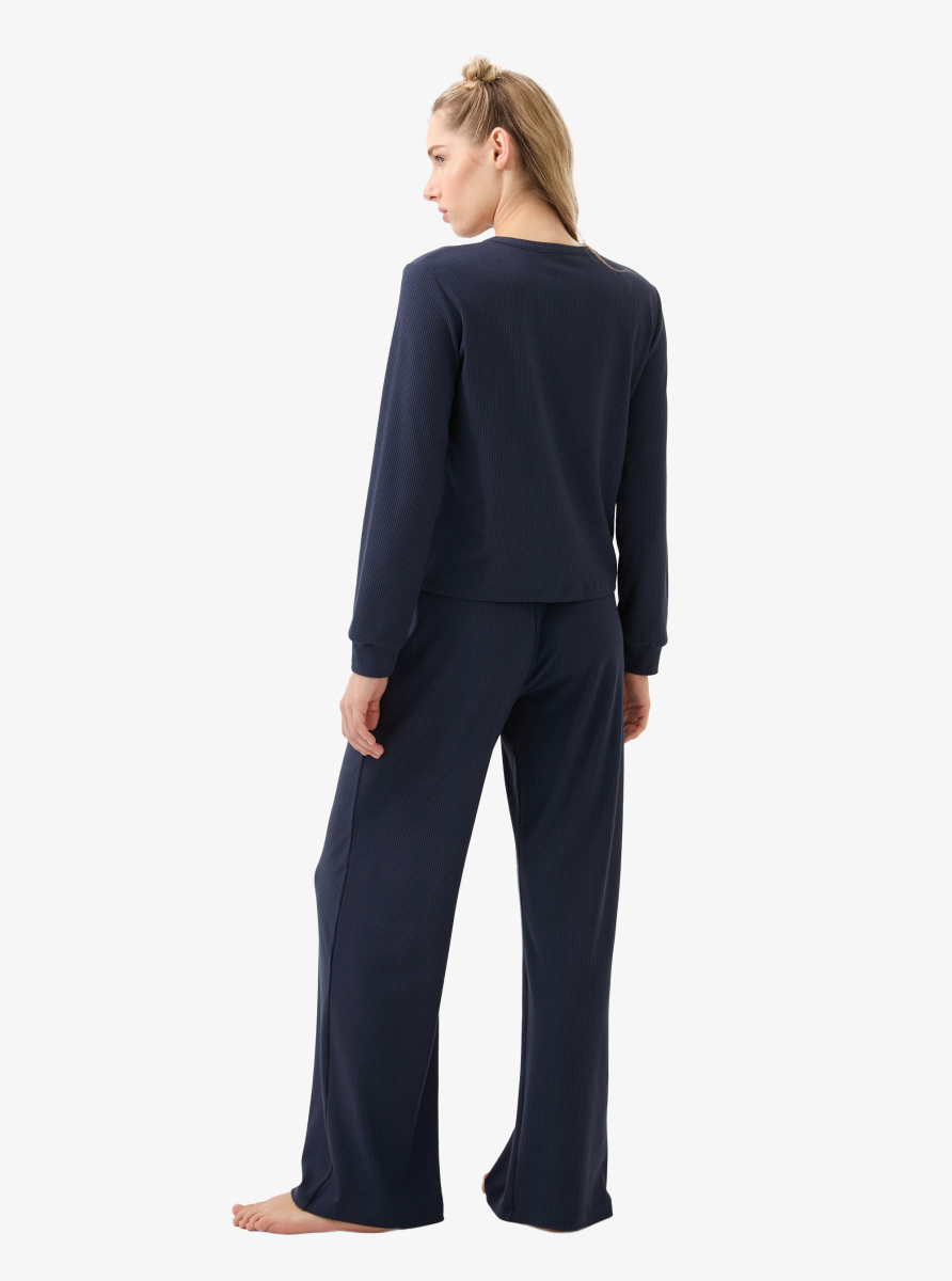 Kadın Pijama Altı 51924 - Lacivert - 7