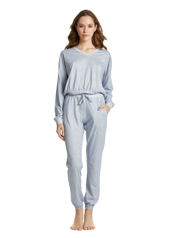 Kadın Pijama Altı 60339 - Mavi - 3