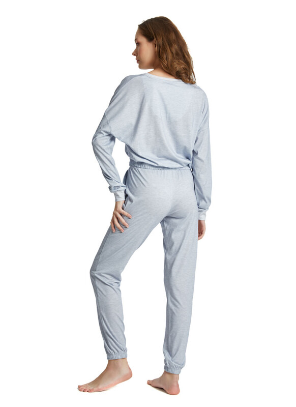 Kadın Pijama Altı 60339 - Mavi - 2