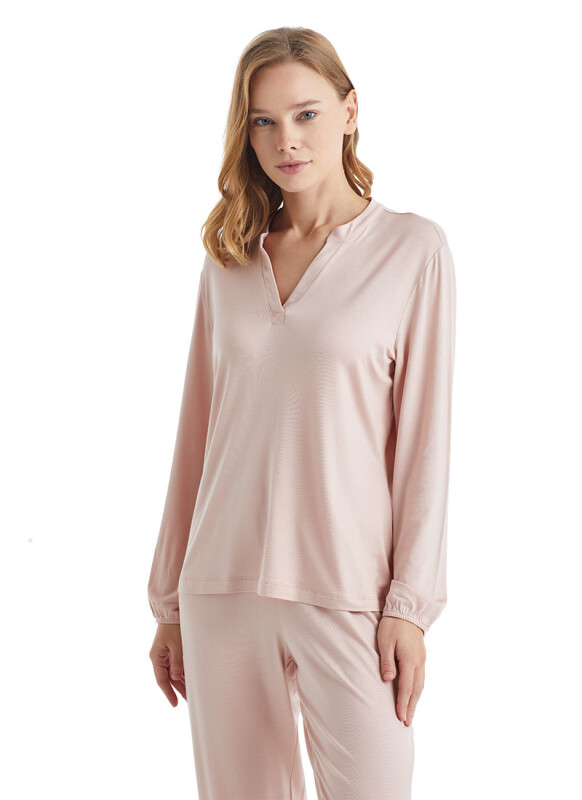 Kadın Pijama Takımı 51231 - Pembe - 3