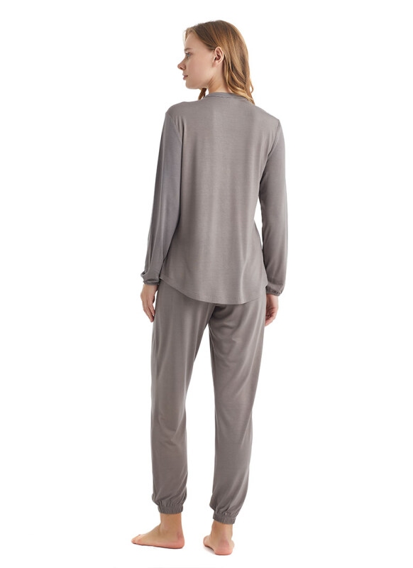 Kadın Pijama Takımı 51231 - Vizon - 2