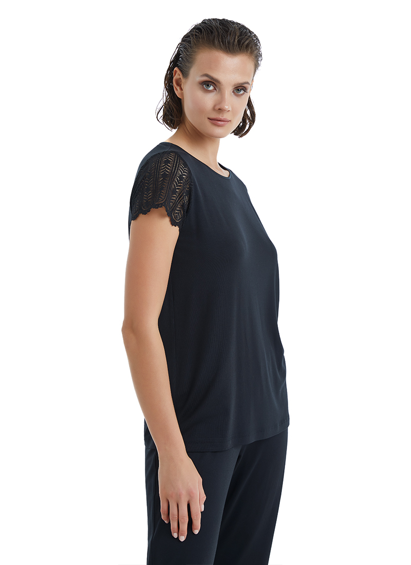 Kadın Pijama Takımı 51302 - Siyah - 5