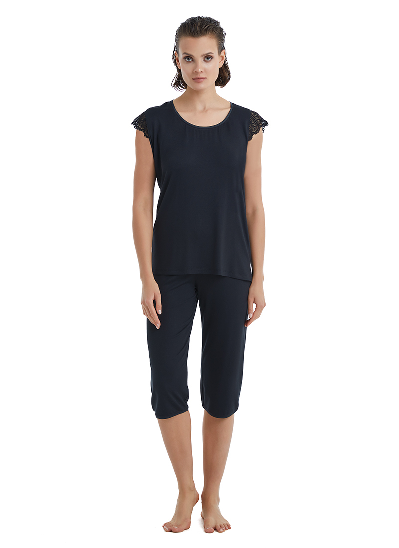 Kadın Pijama Takımı 51304 - Siyah - 1