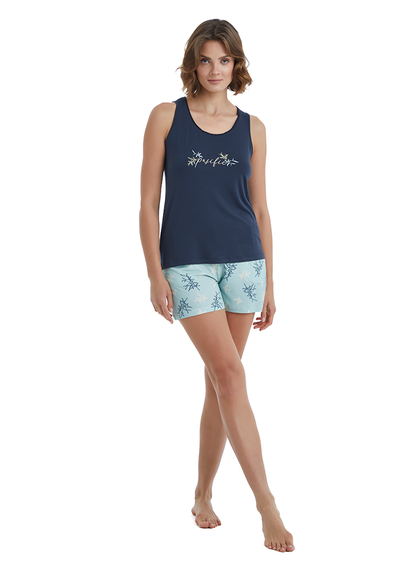 Kadın Pijama Takımı 51412 - Lacivert - 2