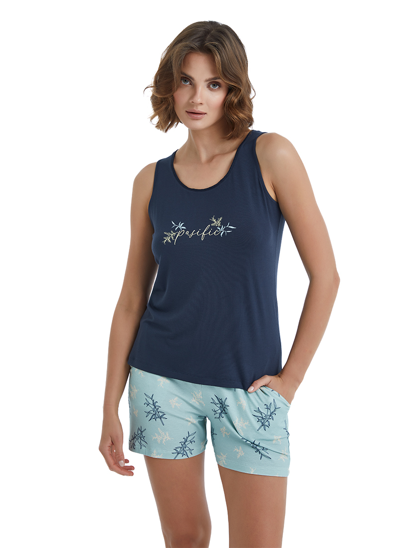 Kadın Pijama Takımı 51412 - Lacivert - 3