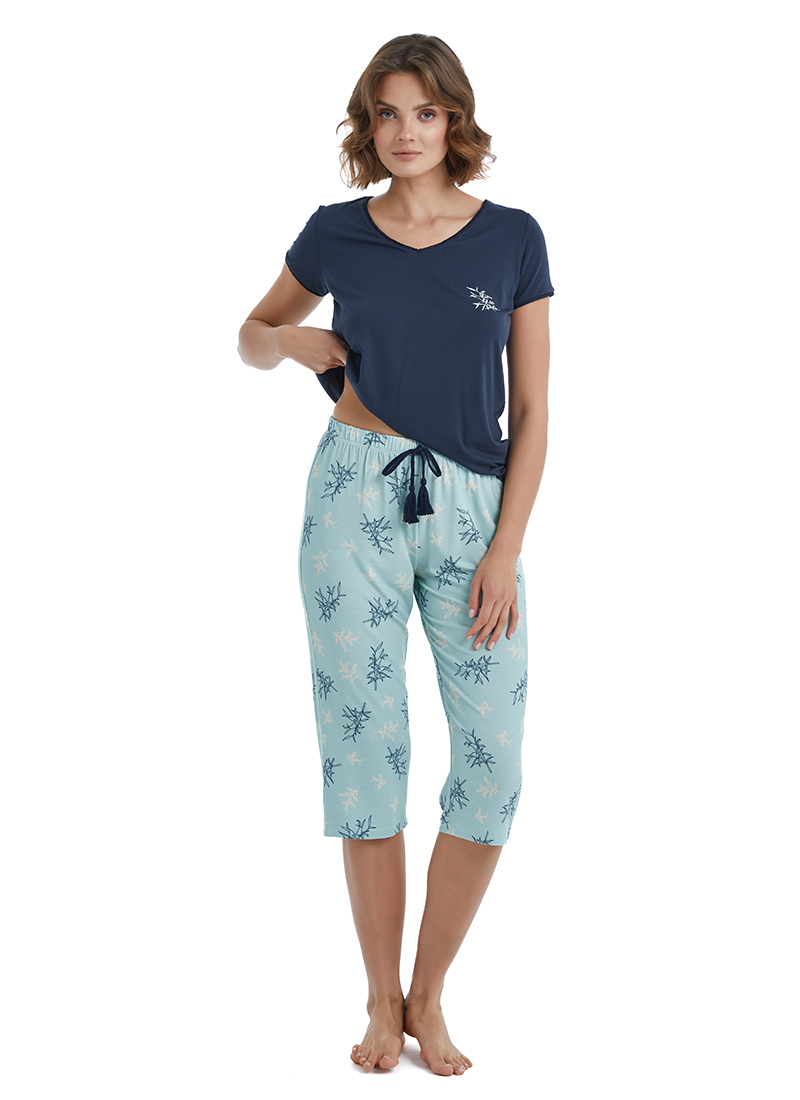 Kadın Pijama Takımı 51414 - Lacivert - 3