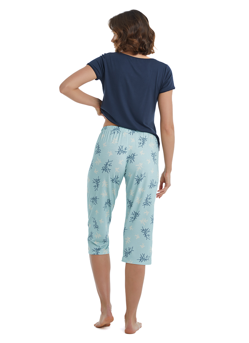 Kadın Pijama Takımı 51414 - Lacivert - 2