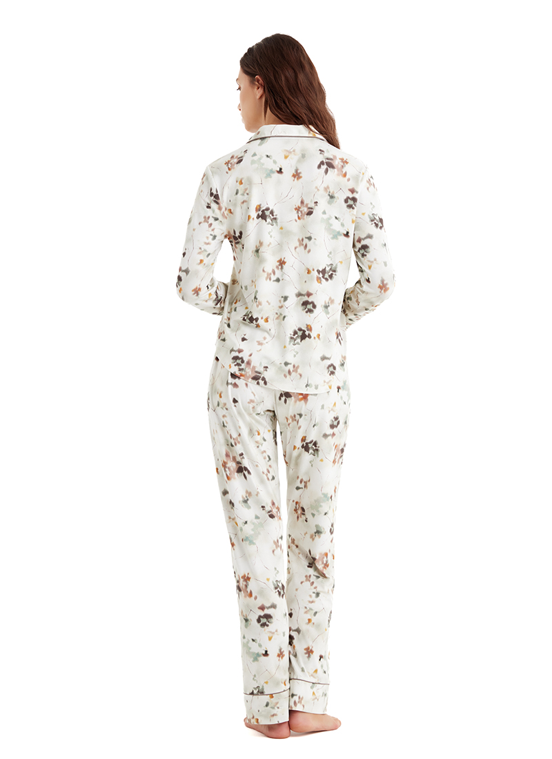 Kadın Pijama Takımı 51619 - Desenli - 5