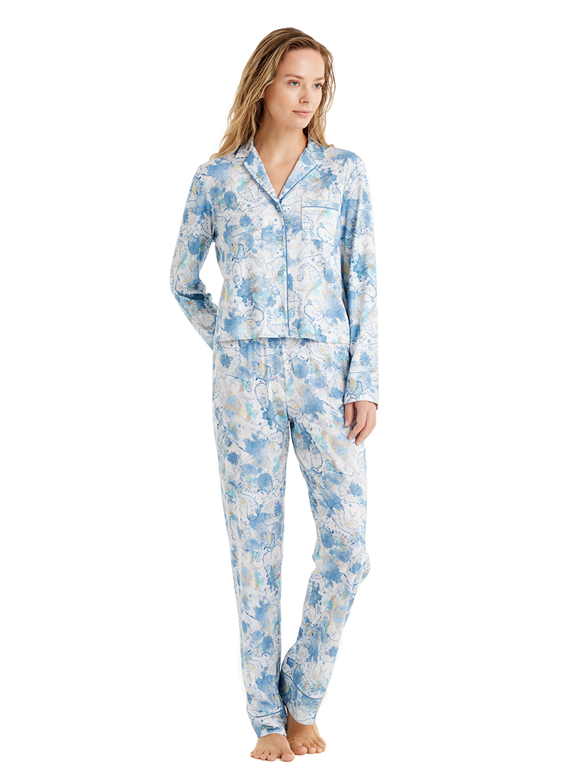 Kadın Pijama Takımı 51626 - Baskılı - 5