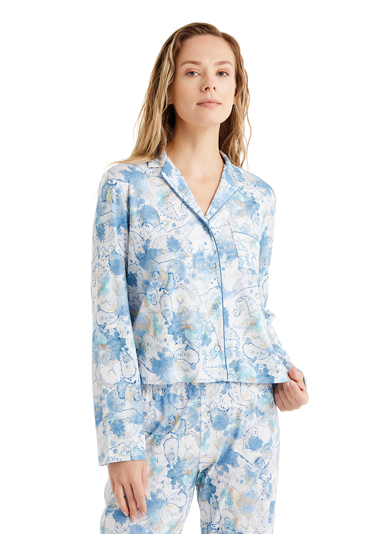 Kadın Pijama Takımı 51626 - Baskılı - 7