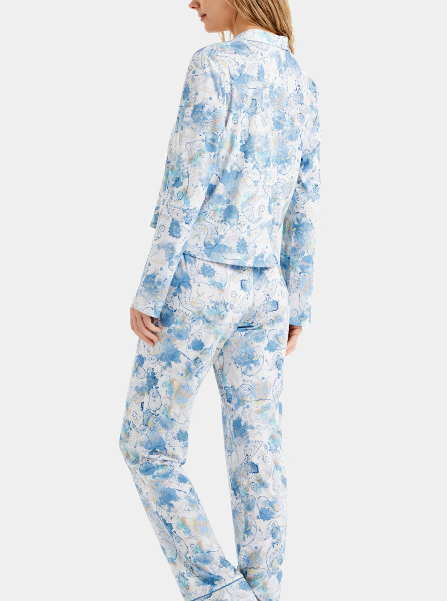 Kadın Pijama Takımı 51626 - Baskılı - 4