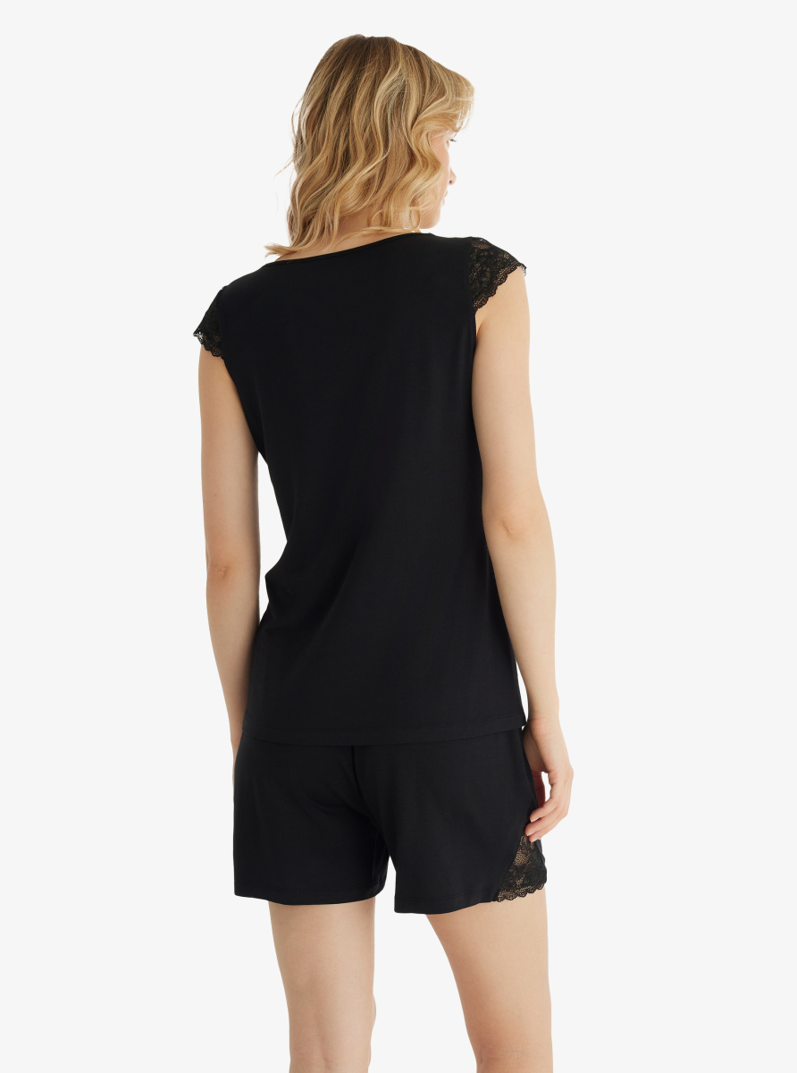 Kadın Pijama Takımı 51802 - Siyah - Blackspade (1)