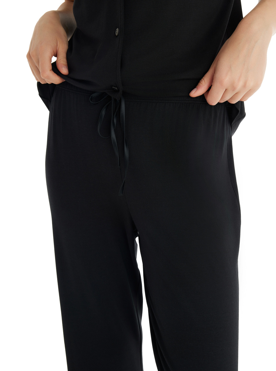 Kadın Pijama Takımı 51803 - Siyah - 4