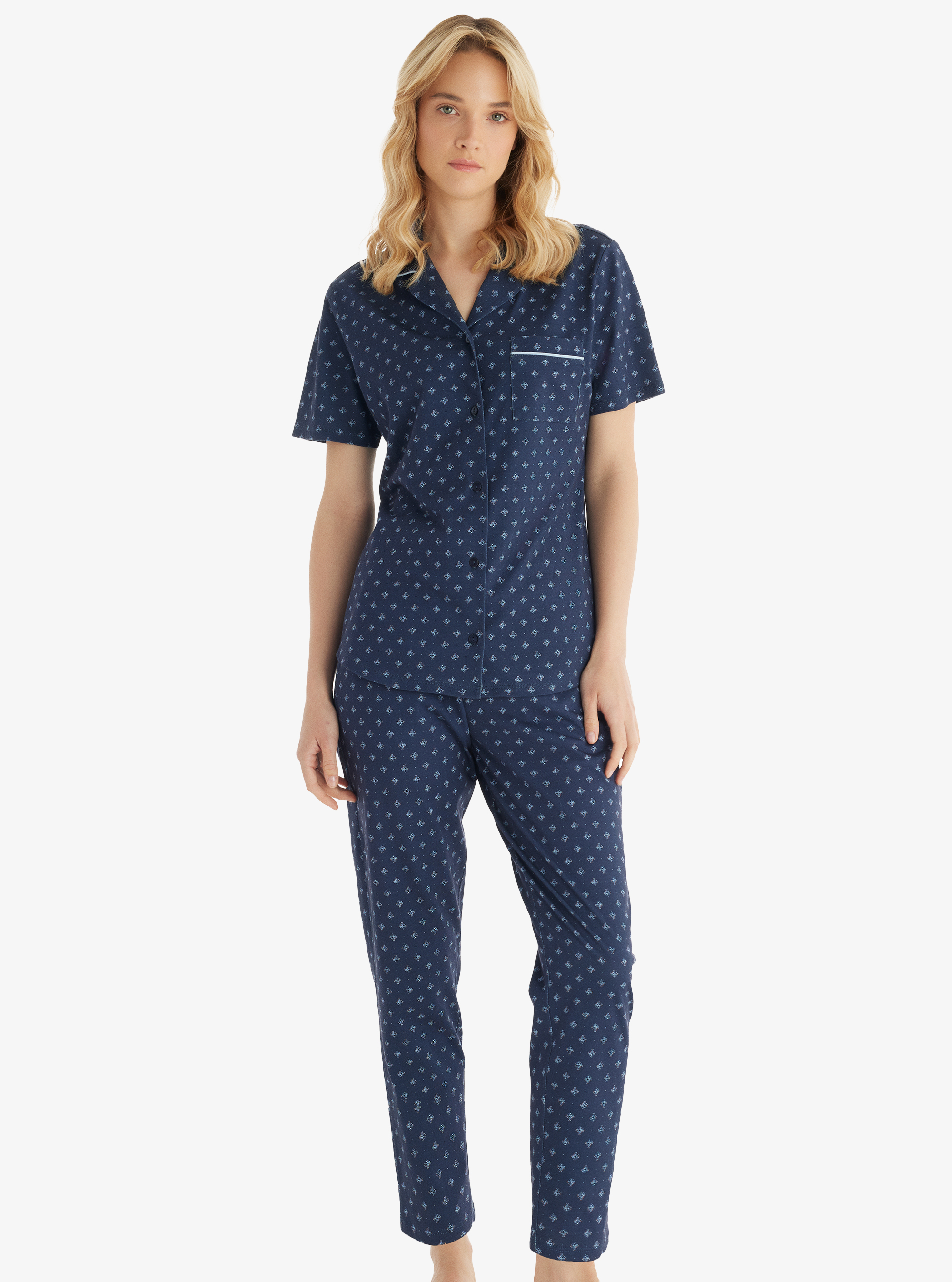 Kadın Pijama Takımı 51839 - Desenli - Blackspade