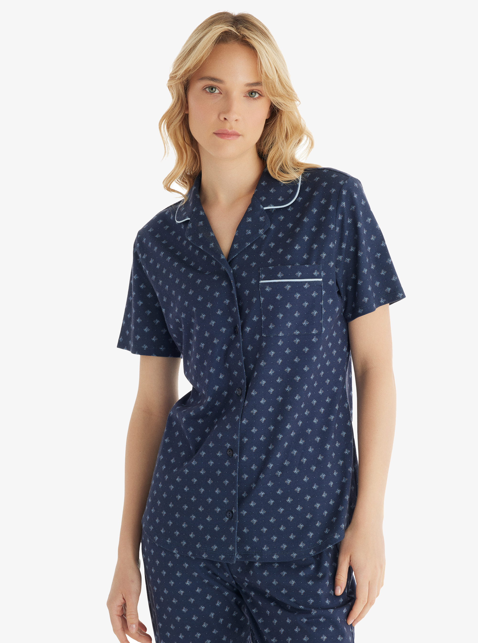 Kadın Pijama Takımı 51839 - Desenli - 3