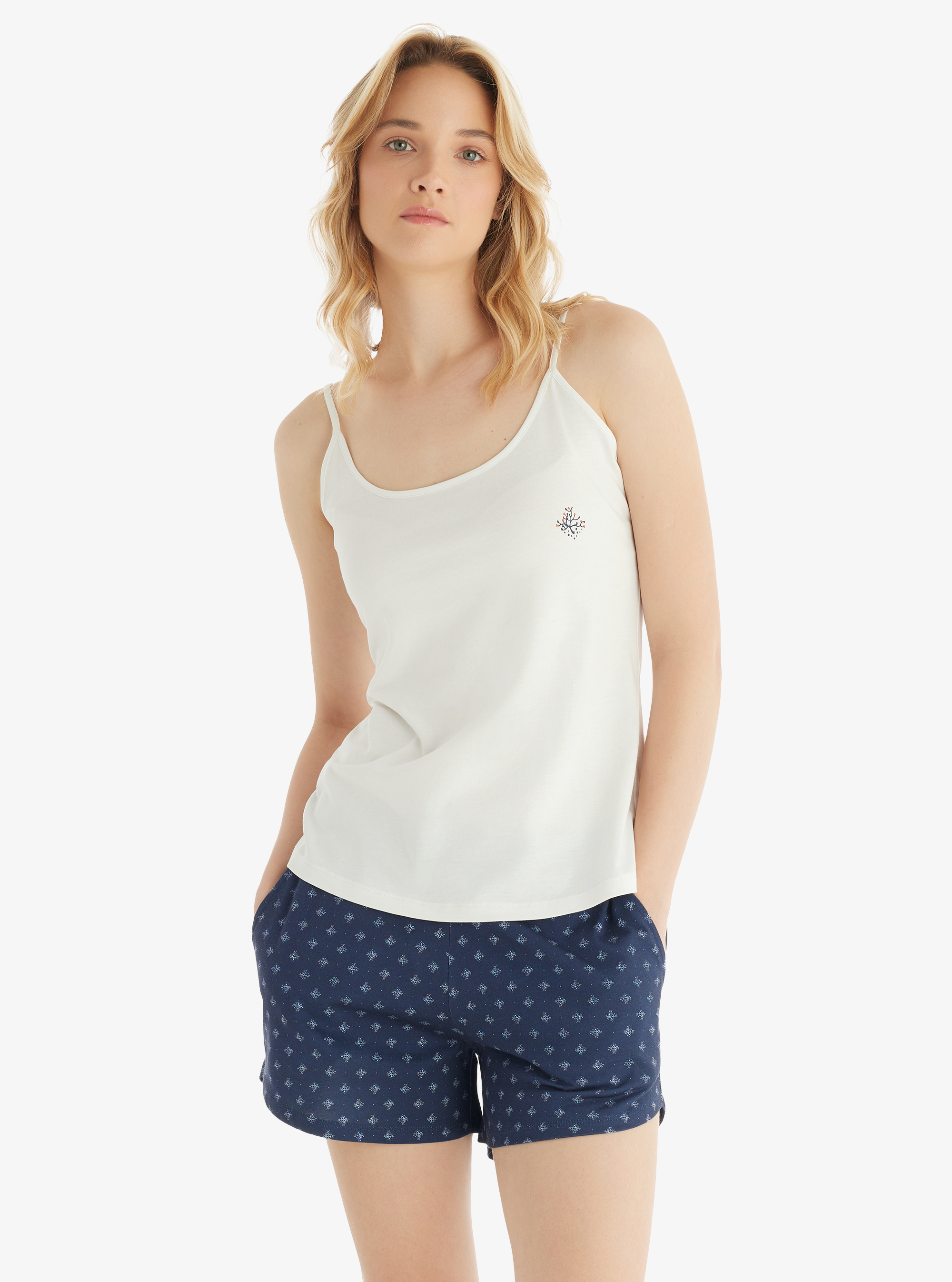 Kadın Pijama Takımı 51840 - Krem - 2