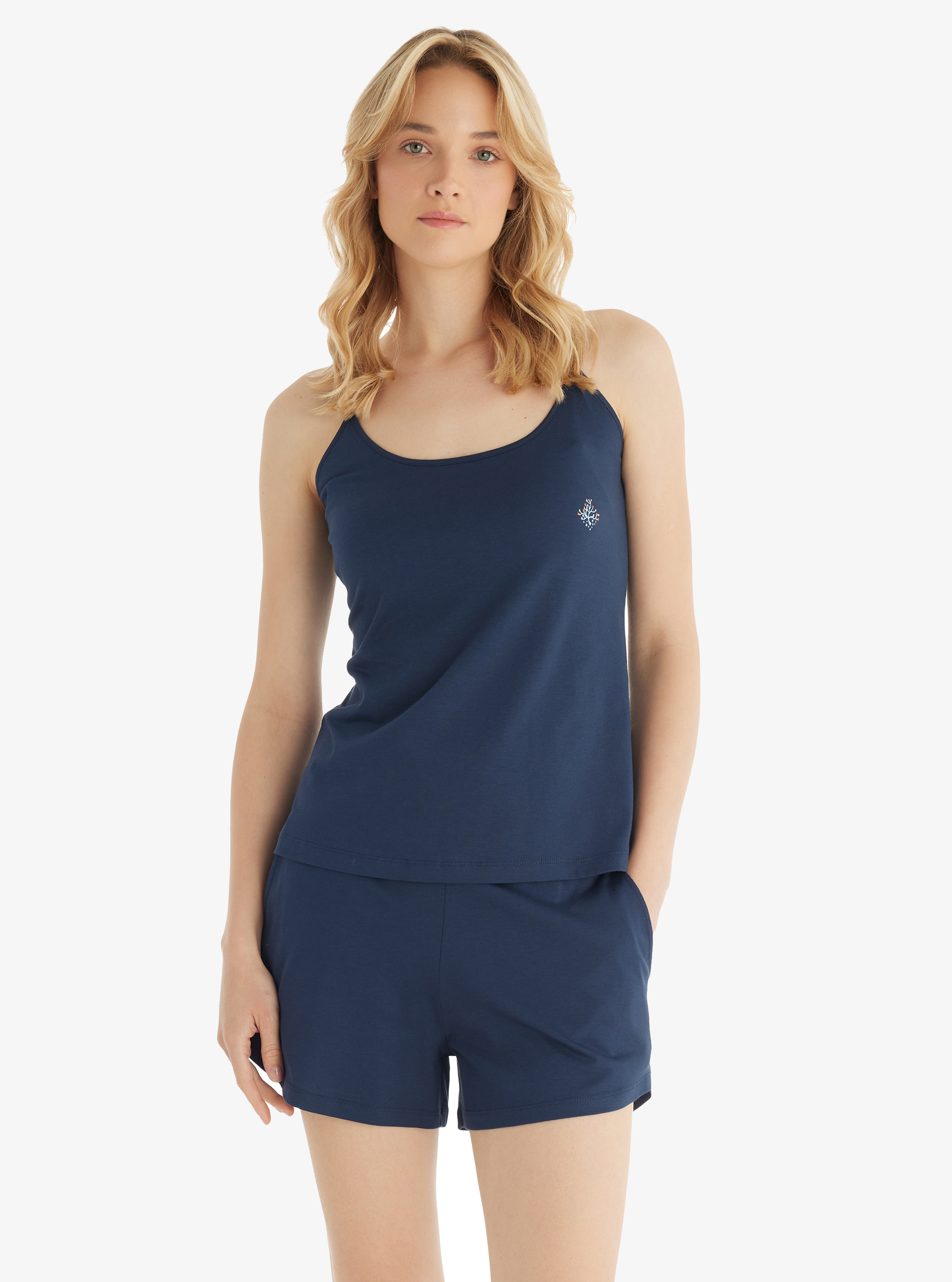 Kadın Pijama Takımı 51841 - Lacivert - 1