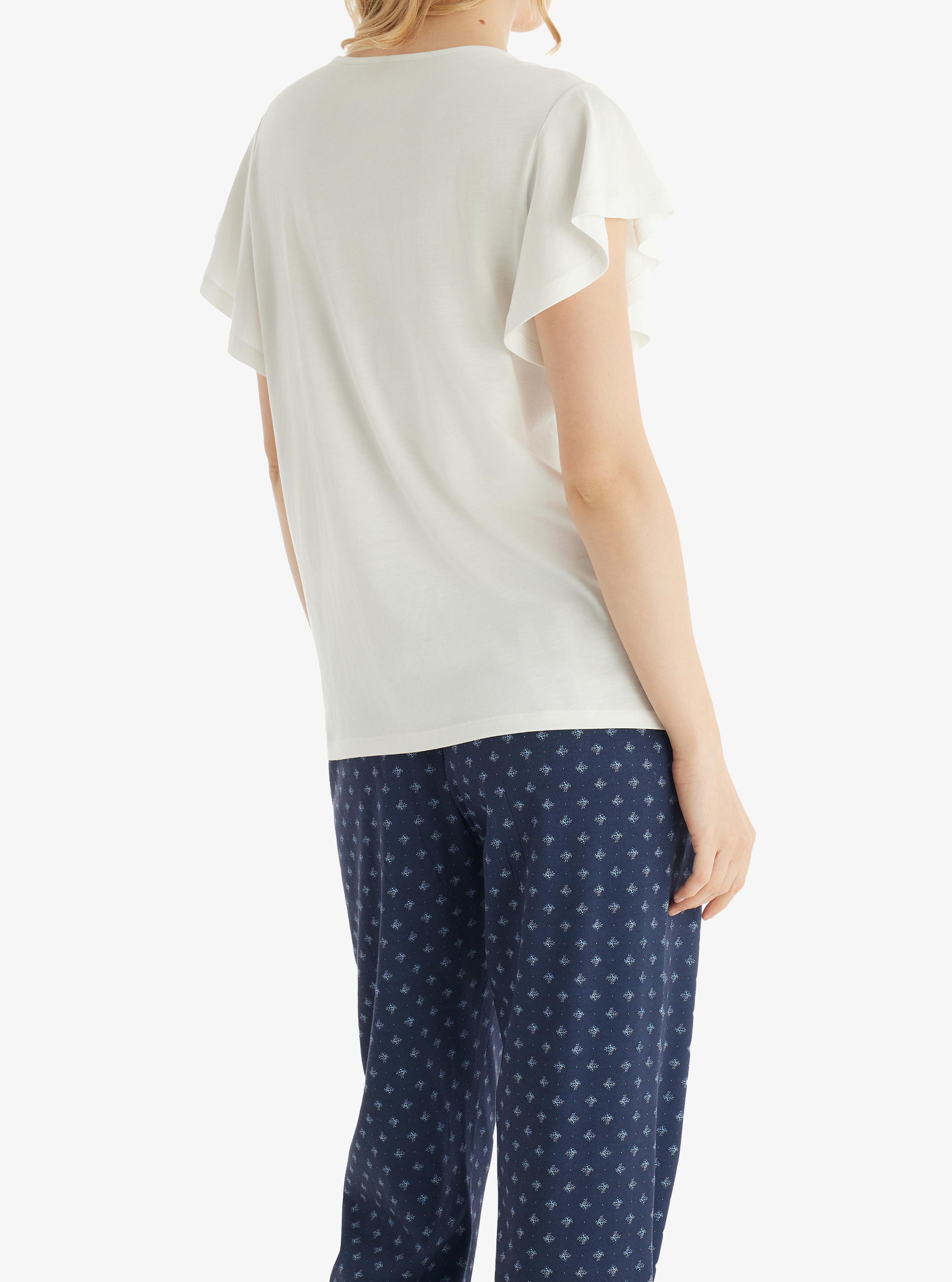 Kadın Pijama Takımı 51842 - Krem - Blackspade (1)