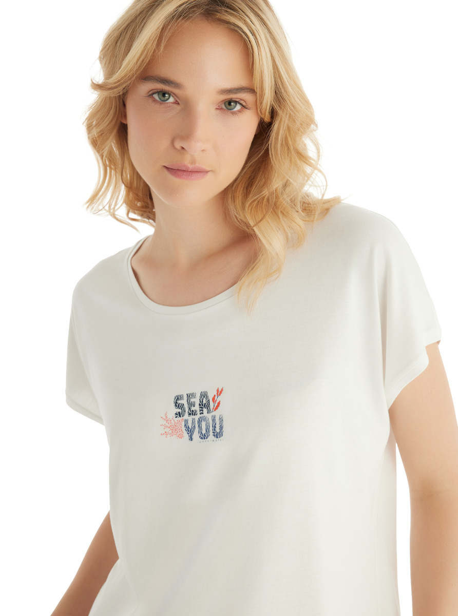 Kadın Pijama Takımı 51850 - Krem - 3