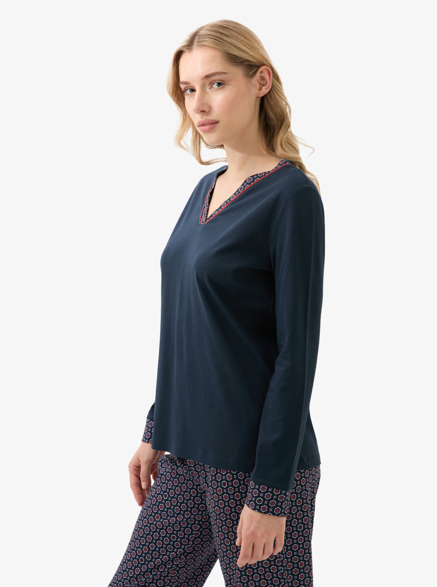 Kadın Pijama Takımı 51913 - Lacivert - 1