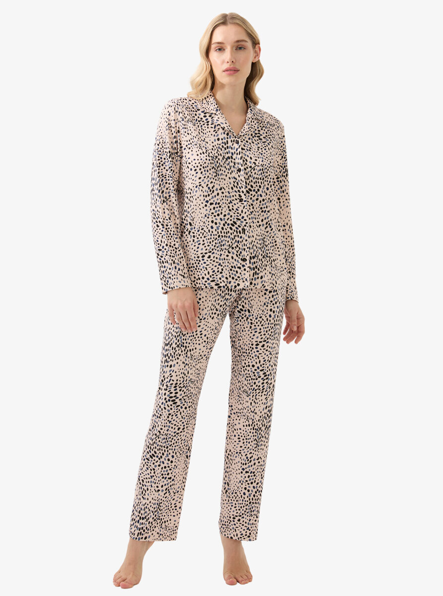 Kadın Pijama Takımı 51918 - Baskılı - 4