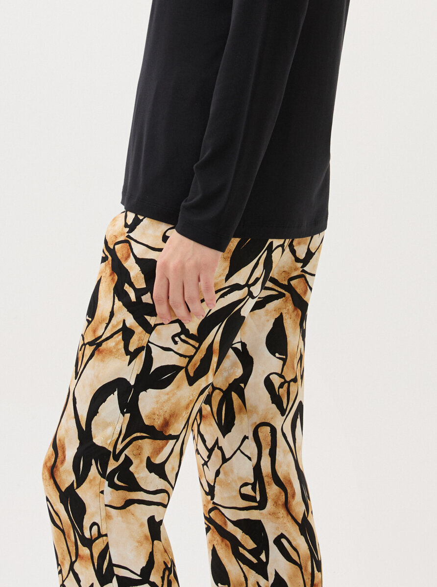 Kadın Pijama Takımı 51927 - Siyah - 6