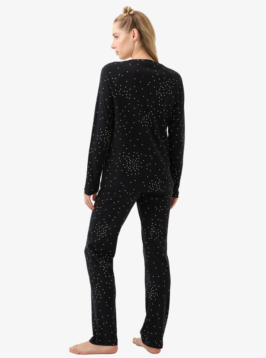 Kadın Pijama Takımı 51944 - Baskılı - 4