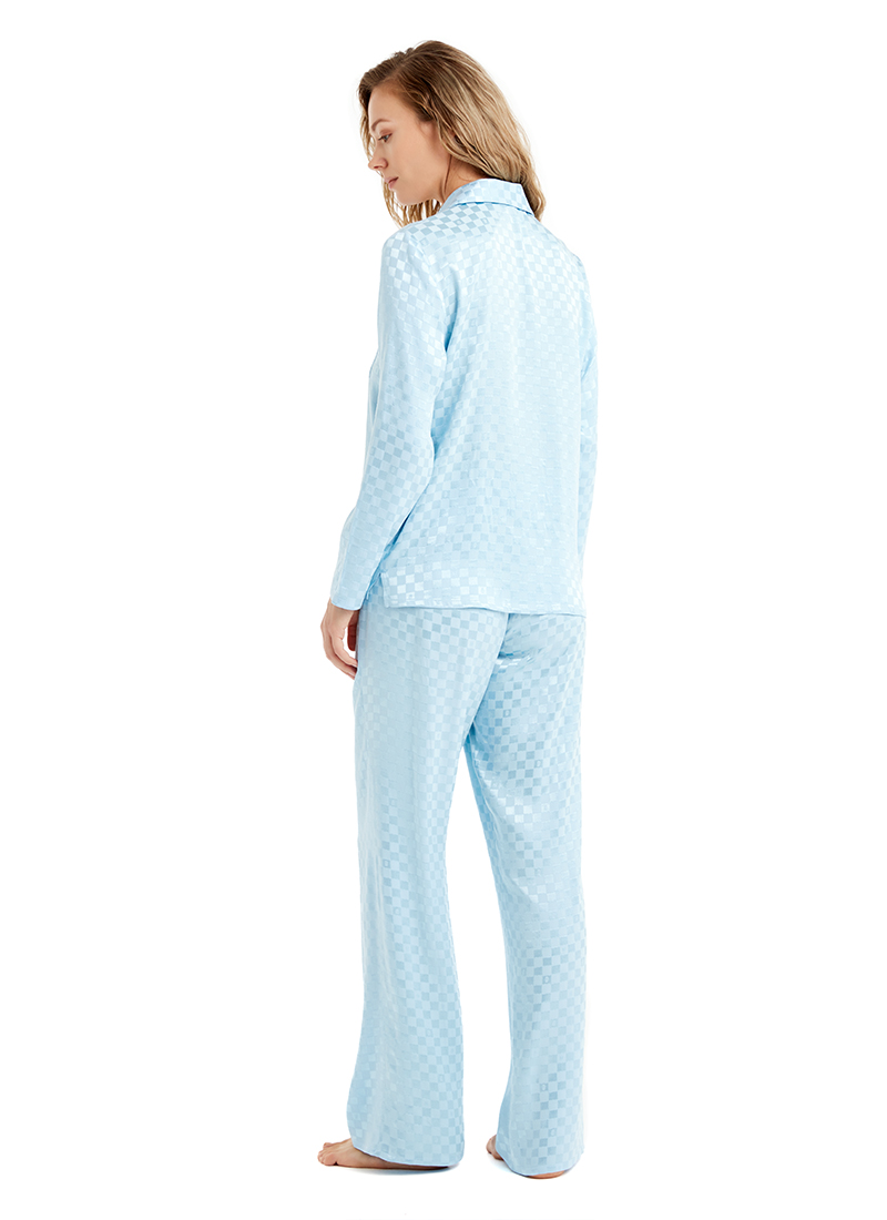 Kadın Pijama Takımı 60484 - Mavi - 5