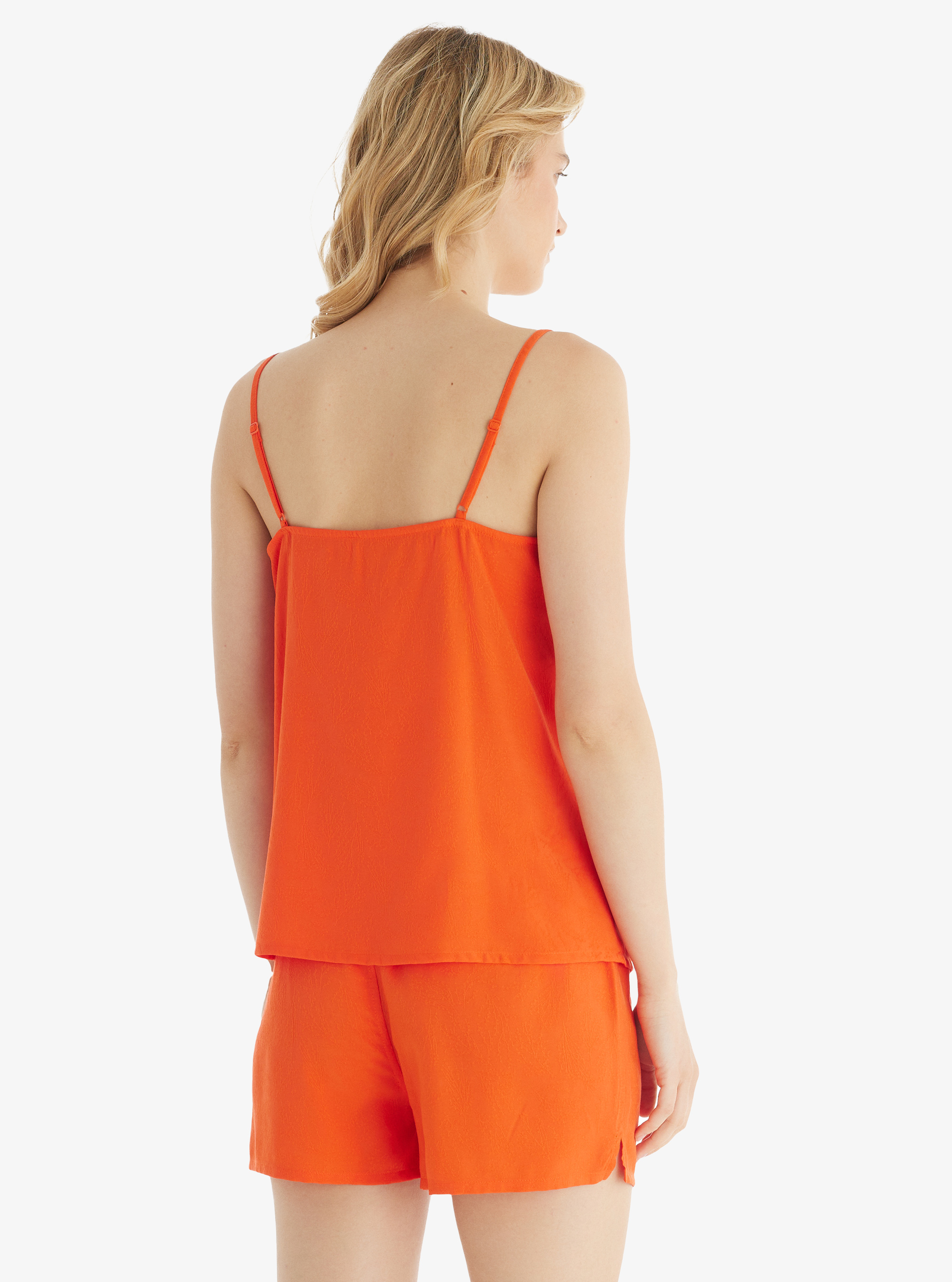 Kadın Pijama Takımı 60531 - Turuncu - 2