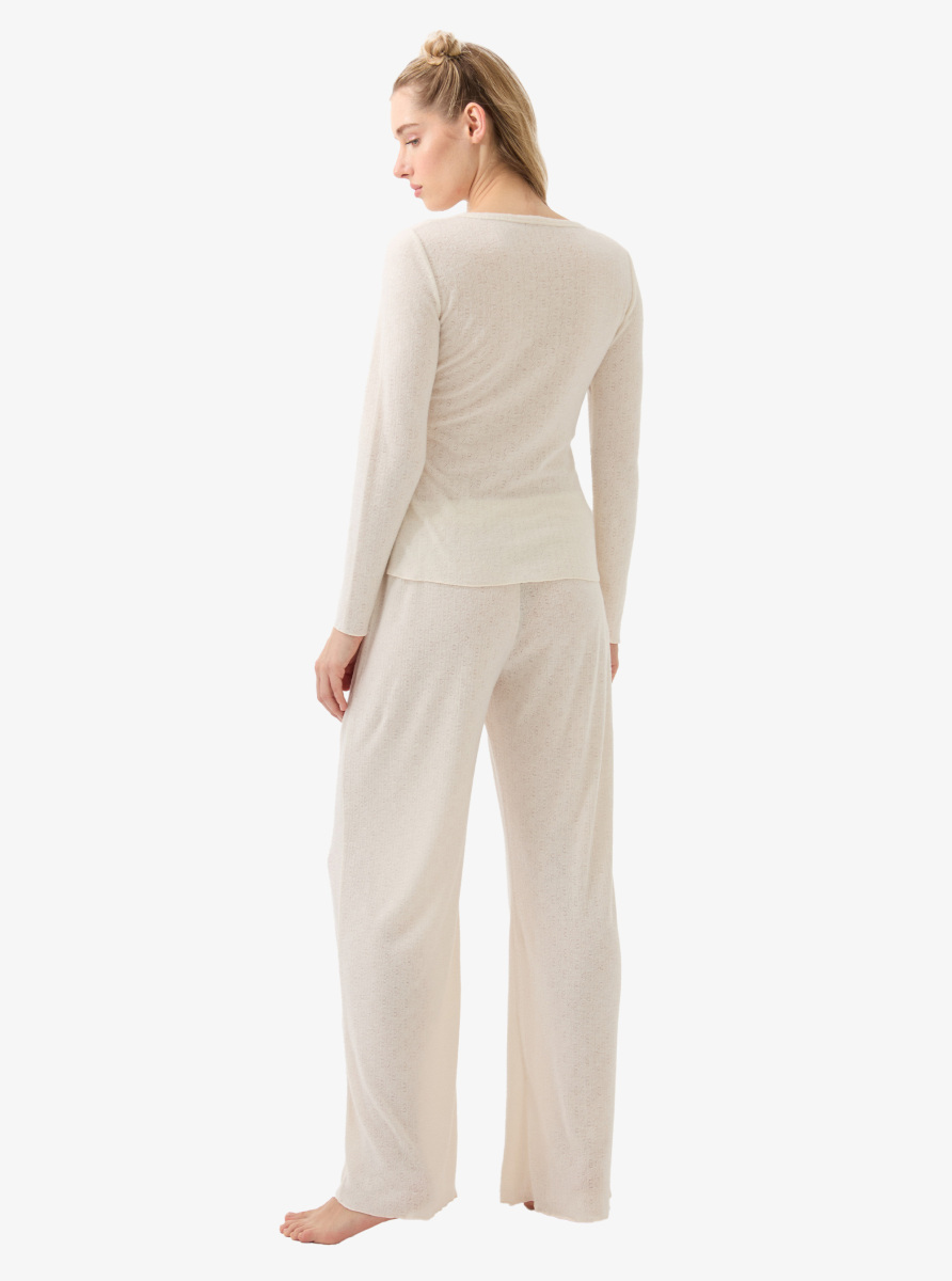 Kadın Pijama Üstü 51934 - Beyaz - 7