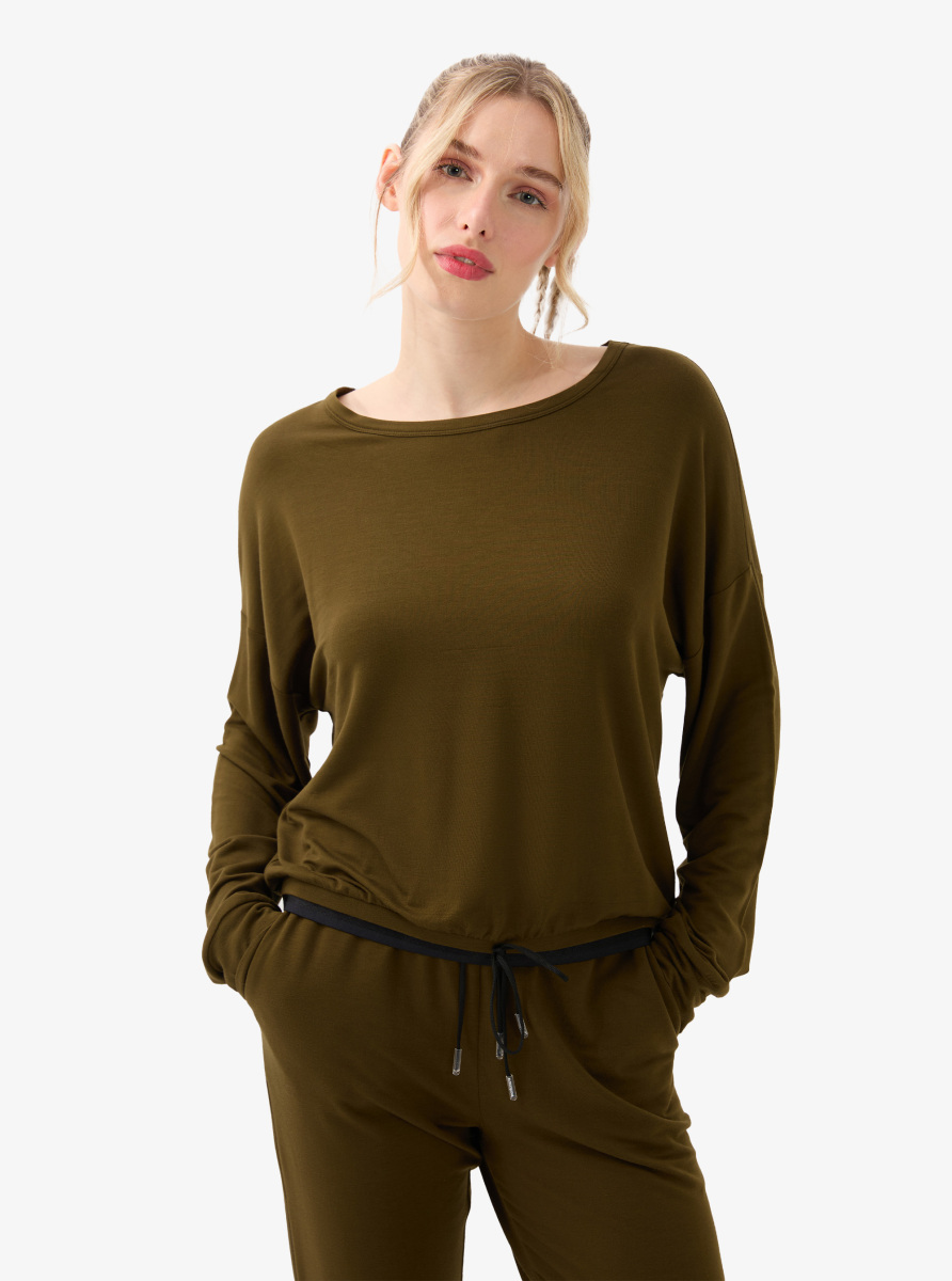 Kadın Pijama Üstü 51956 - Yeşil - Blackspade