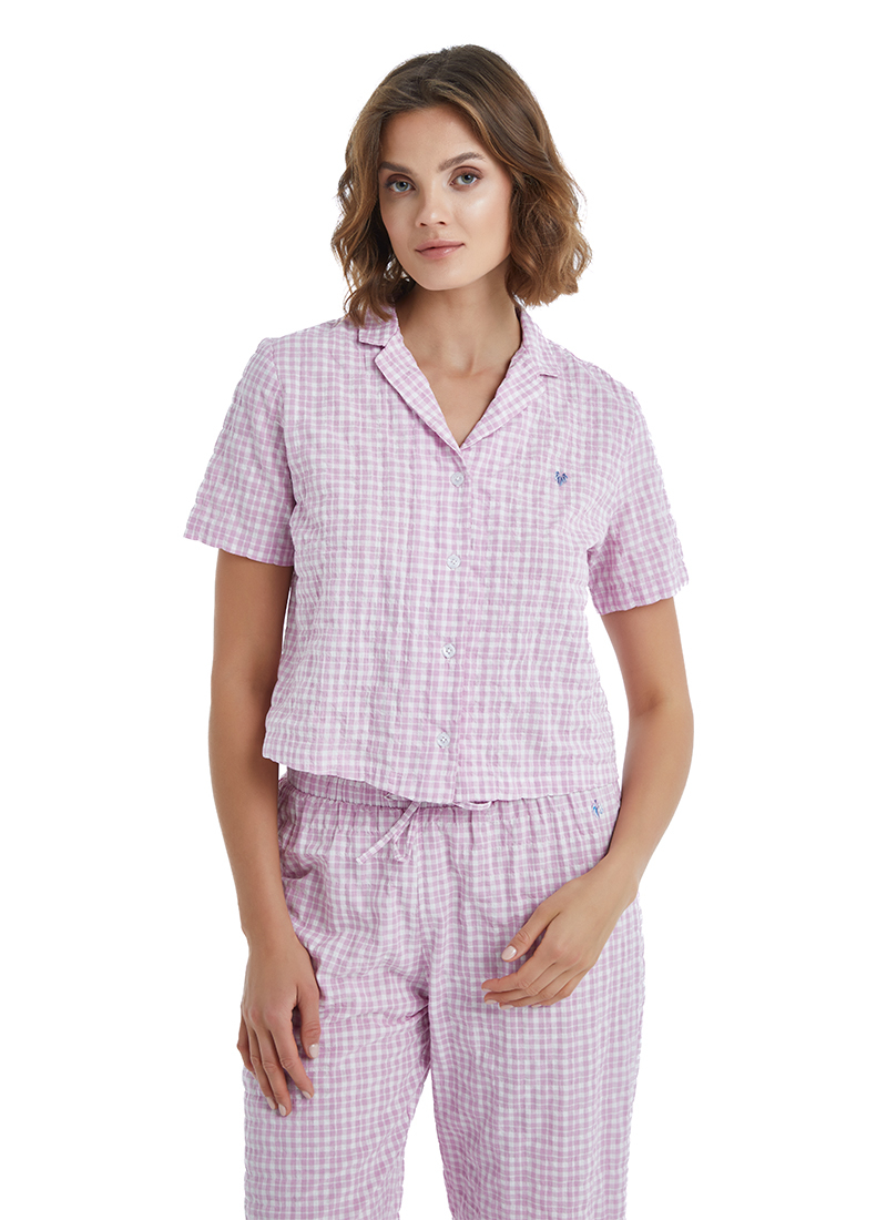 Kadın Pijama Üstü 60410 - Pembe - 1