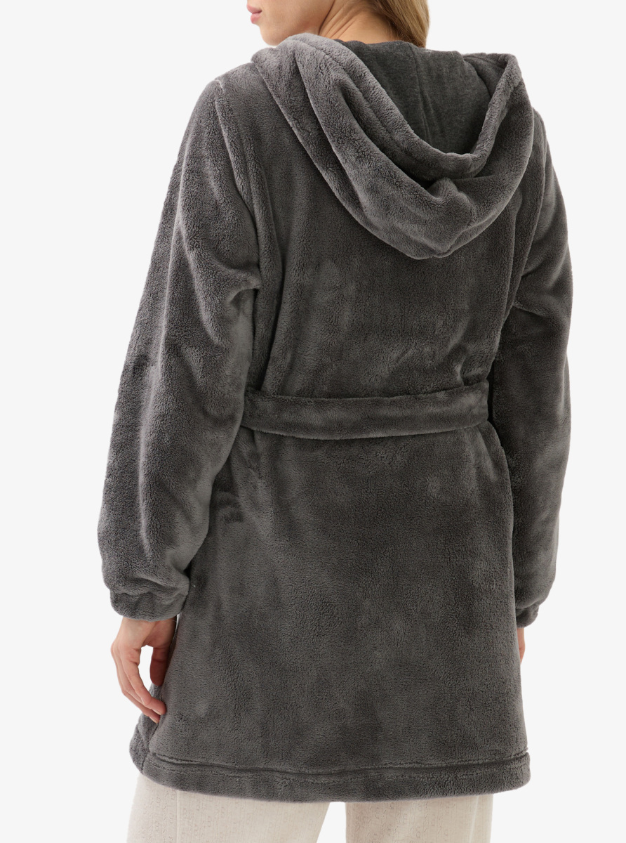 Kadın Polar Sabahlık 51933 - Antrasit - 4
