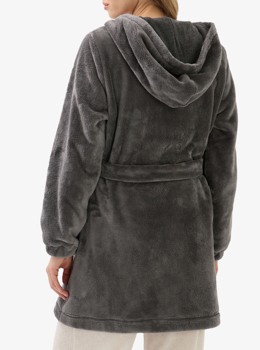 Kadın Polar Sabahlık 51933 - Antrasit - 4
