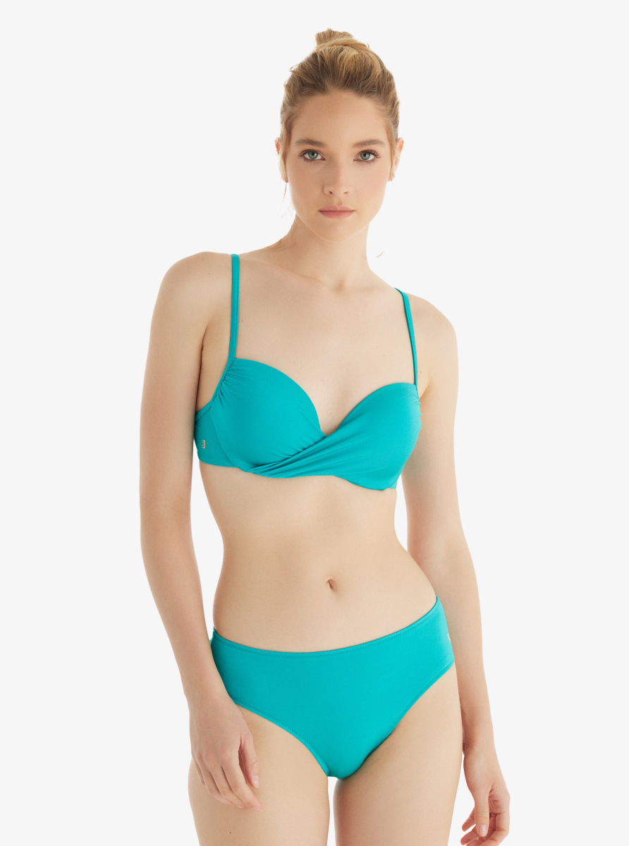Kadın Push-up Bikini Üstü 10707 - Turkuaz - 3