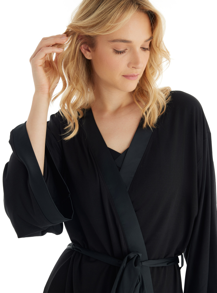 Kadın Sabahlık 51800 - Siyah - 3